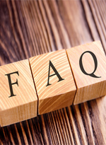 FAQ wooden letter blocks