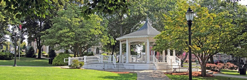 View of Norwood gazebo